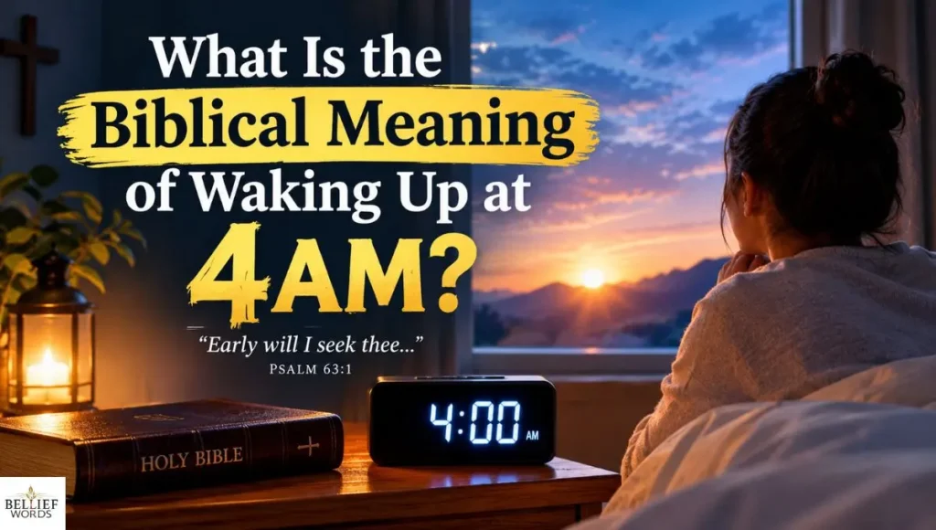 What Is the Biblical Meaning of Waking Up at 4AM?