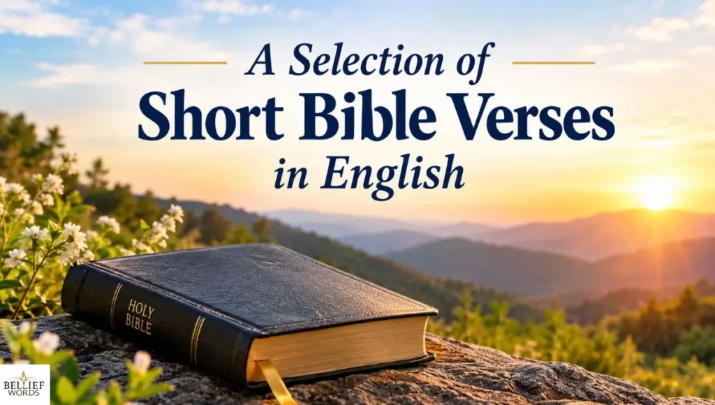 A Selection of Short Bible Verses in Spanish