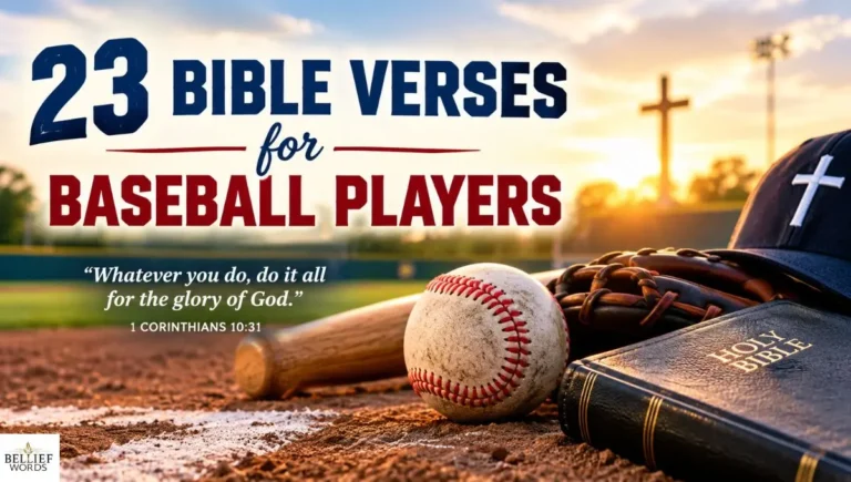 23 Bible Verses for Baseball Players