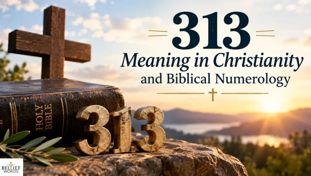  313 Meaning in Christianity and Biblical Numerology