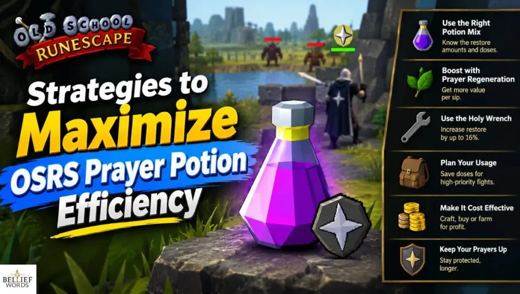 Strategies to Maximize OSRS Prayer Potion Efficiency  