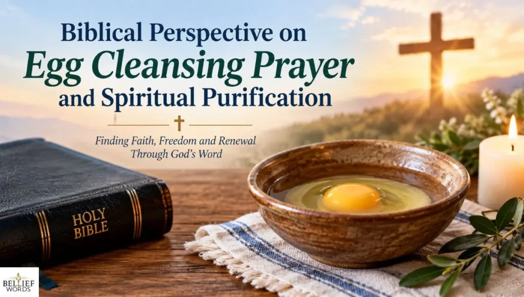 Biblical Perspective on Egg Cleansing Prayer and Spiritual Purification