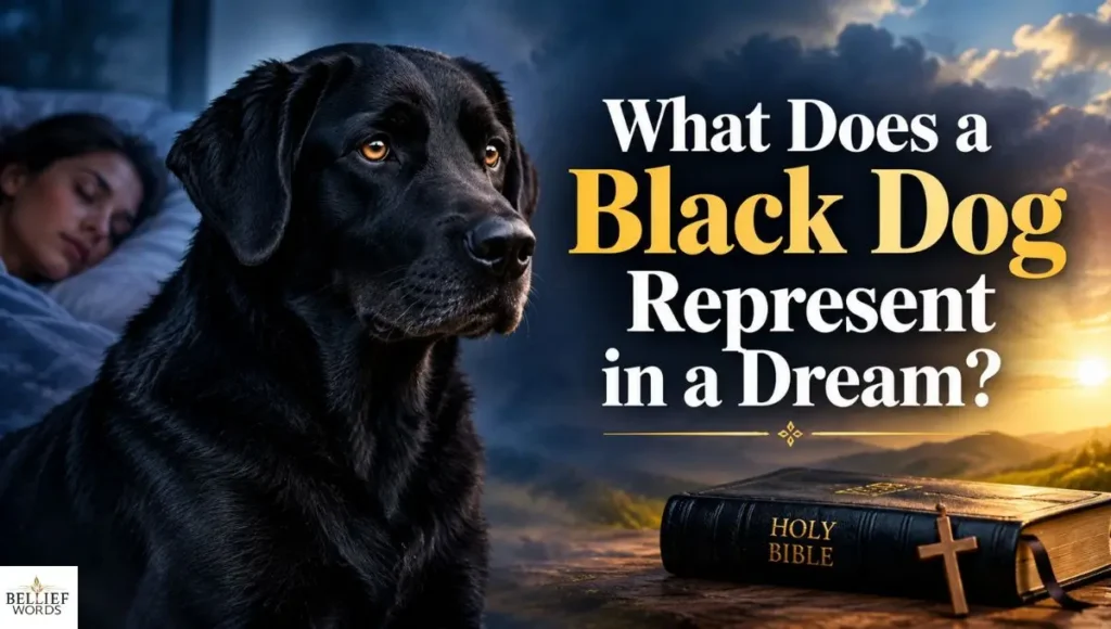 What Does a Black Dog Represent in a Dream?