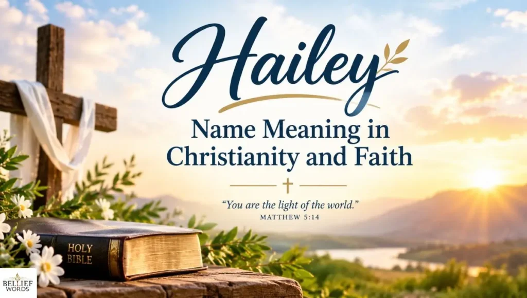 Hailey Name Meaning in Christianity and Faith 