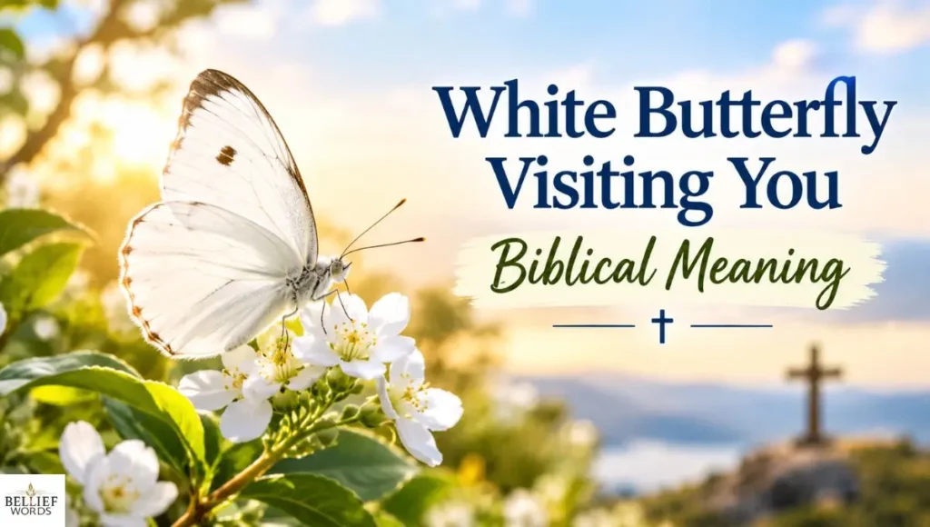 White Butterfly Visiting You Biblical Meaning 