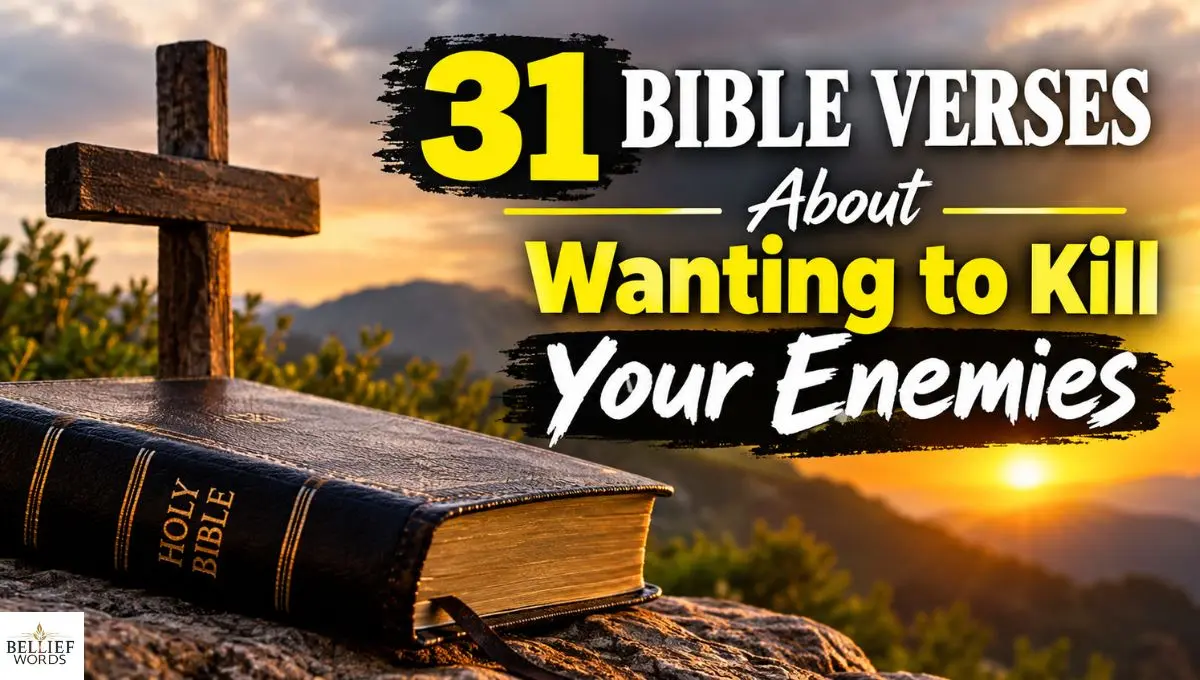 31 Bible Verses About Wanting to Kill Your Enemies