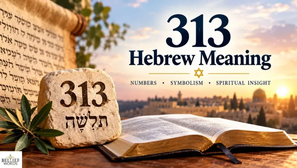 313 Hebrew Meaning