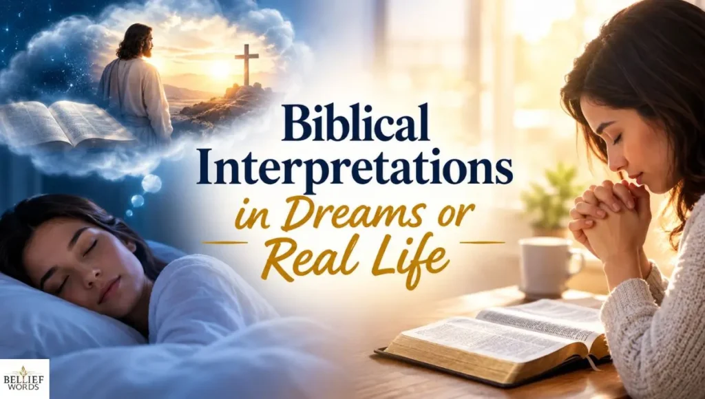 Biblical Interpretations in Dreams or Real Life