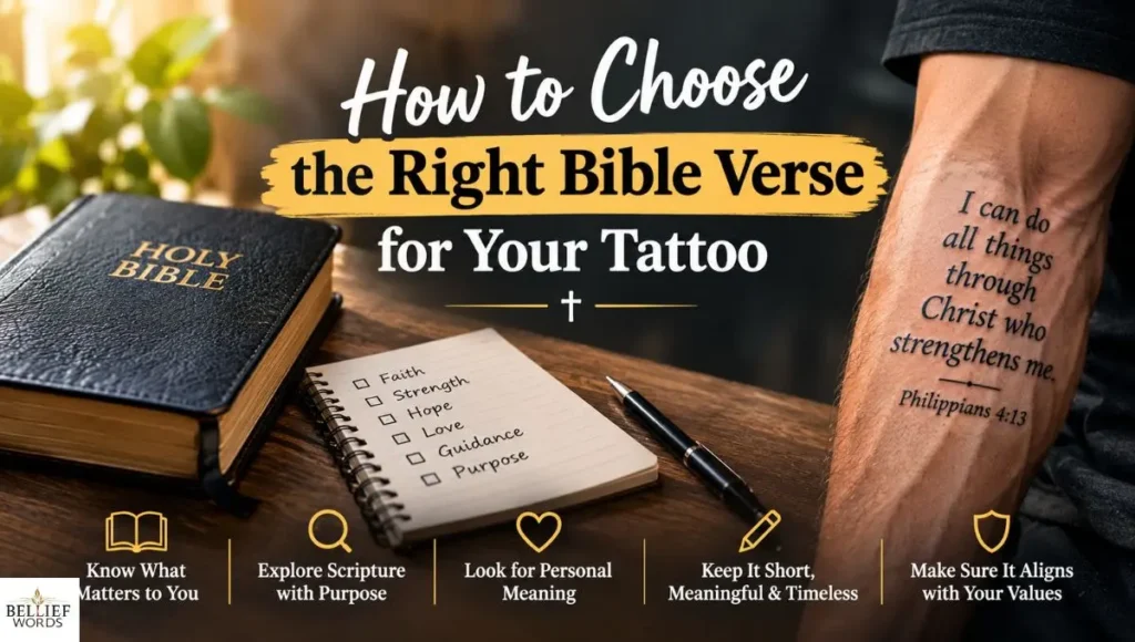 How to Choose the Right Bible Verse for Your Tattoo 