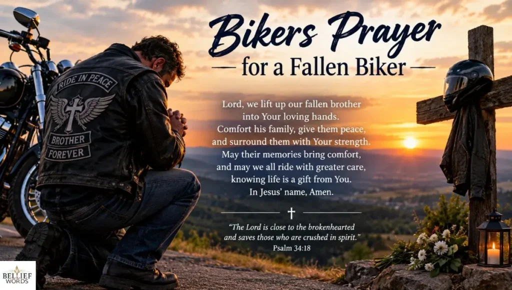 Bikers Prayer for a Fallen Biker 