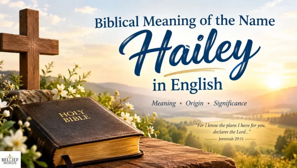  Biblical Meaning of the Name Hailey in English
