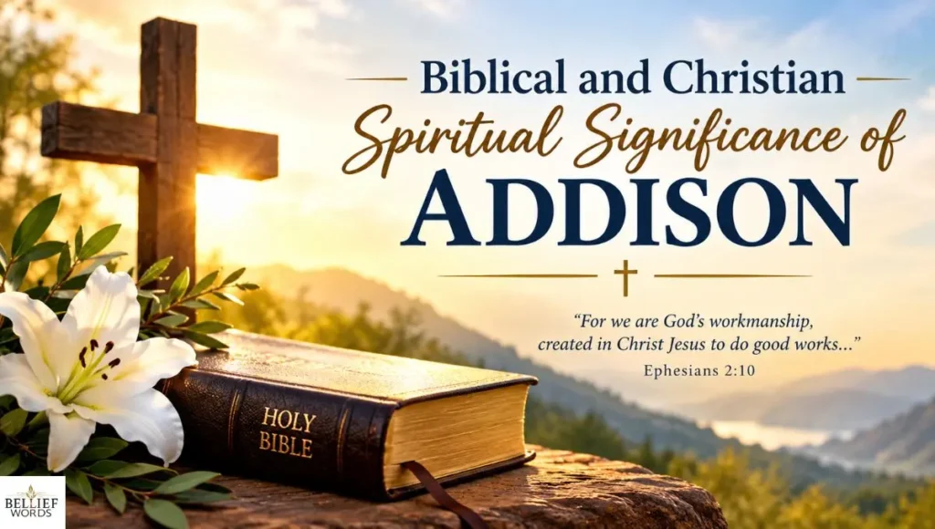 Biblical and Christian Spiritual Significance of Addison