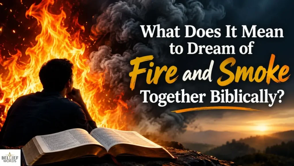 What Does It Mean to Dream of Fire and Smoke Together Biblically? 