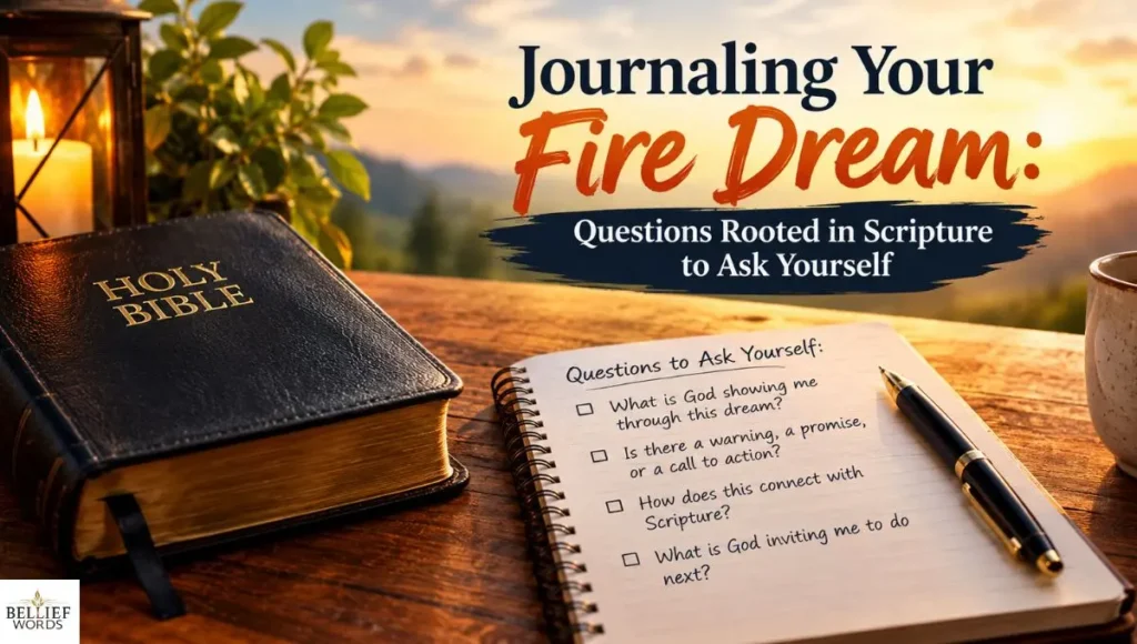 Journaling Your Fire Dream: Questions Rooted in Scripture to Ask Yourself
